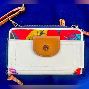 COPY - Spartina 449 Multi phone crossbody Floral wallet.